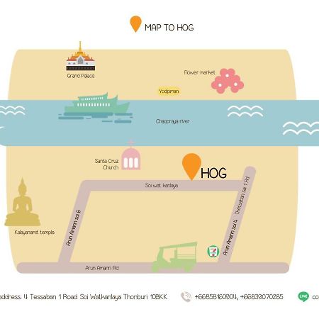 Hotel The Hog Bangkok Exteriér fotografie